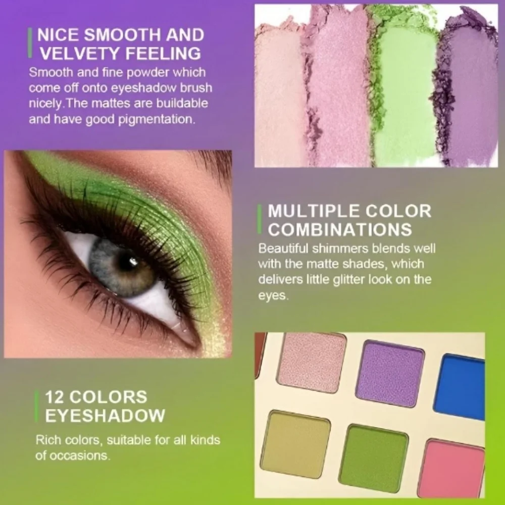 🆕️LIMITED EDITION 12 COLOR SERPENT HIGHLY PIGMENTED EYESHADOW PALETTE